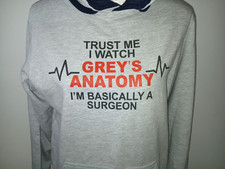 Felpa con cappuccio Grey’s