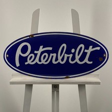 Insegna smaltata Peterbilt -