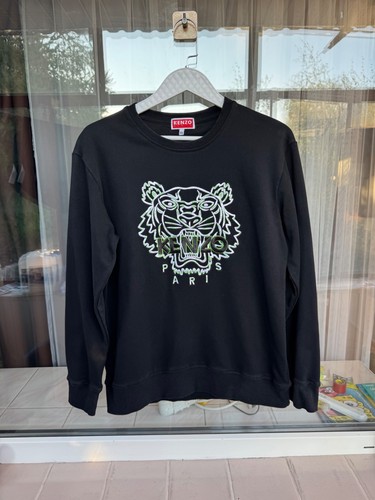 Felpa uomo kenzo paris nera - uomo,