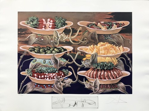 Salvador dali les - "les, delices