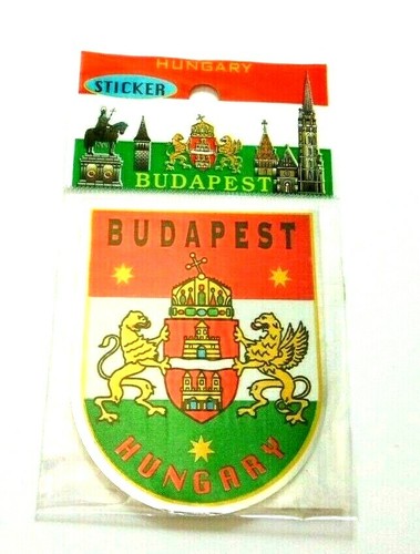Adesivo souvenir budapest - adesivo,