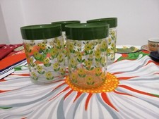 BARATTOLI IN VETRO DA CUCINA VINTAGE 