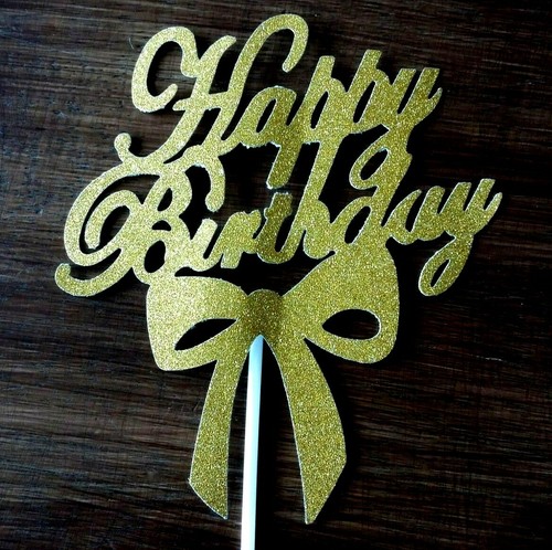 Cake topper buon - buon, compleanno
