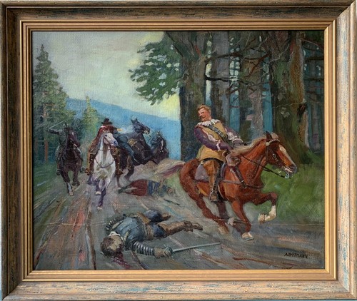 Quadro olio hoffmann - olio,