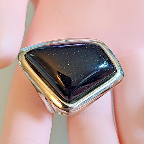 Anello vintage argento pietra - argento,