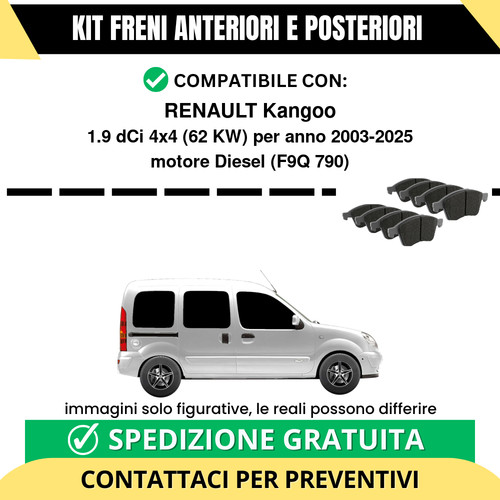 Pastiglie freno ant post - ant,