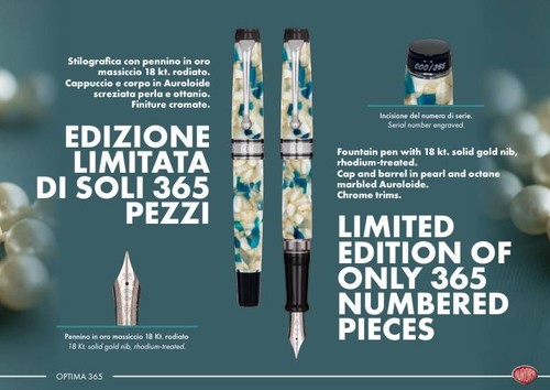Penna stilografica aurora - penna,