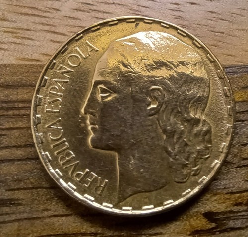 Peseta republica 1937 - 1, republica,