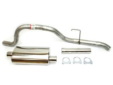 Scarico sportivo 4.0-L. Pentola in acciaio inox con terminale di scarico Jeep Grand Cherokee WJ 99-01