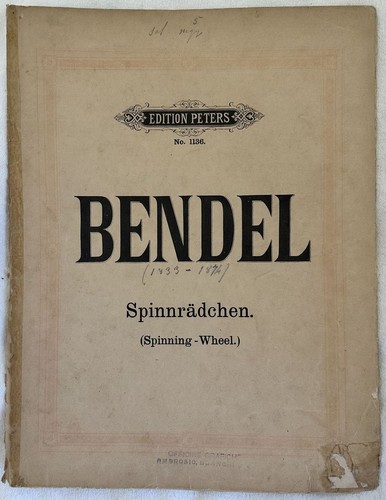 Franz bendel senta s - franz,