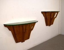 Coppia di consolle da muro