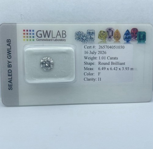 Gwlab diamante naturale - naturale, 1,01