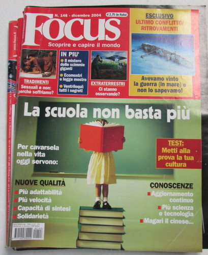 Focus rivista giornale - focus,