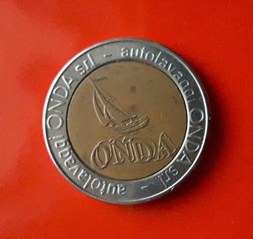 Gettone autolavaggio onda - gettone,