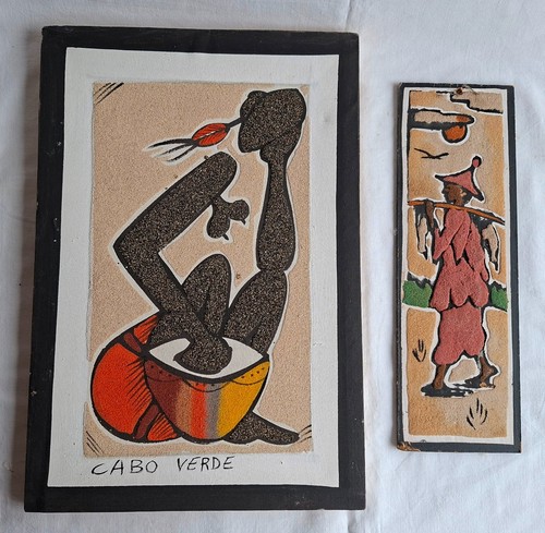 Coppia quadri africani - quadri,