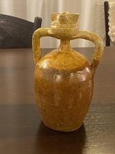 Antico Bummolo Anfora Ceramica Invetriata Caltagirone Primi ‘900