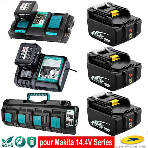 Batterie pour makita 4v - batterie, 14,4v