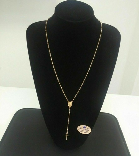 Collana rosario pendente - collana, in