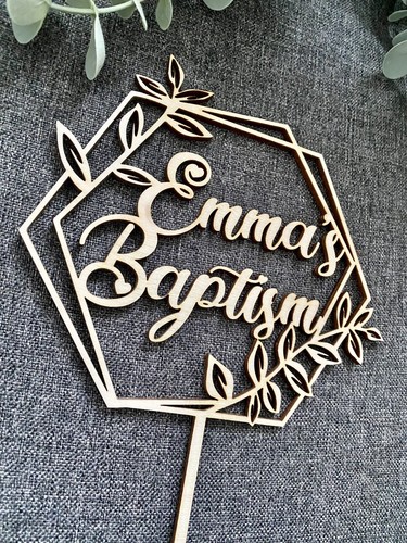 Cake topper battesimo - topper,