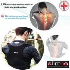 Correttore di Postura Fascia Posturale Spalle e Schiena Unisex Tutore Ortopedico