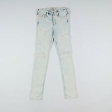 Jeans Hollister 1R Tye Dye Usato (Cod.B493) W25 L31 Vita Alta Donna Denim
