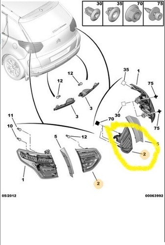 Citroen picasso 6351cc - 6351cc, tail