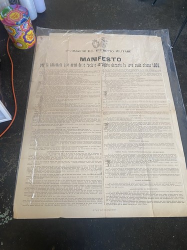 Editto militare comando del