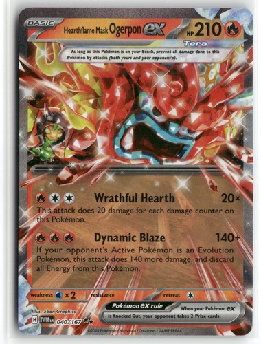 Hearthflame mask ogerpon - mask, ex