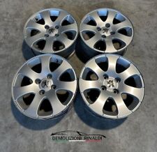 Cerchi in lega originali 15 pollici 4 fori Peugeot canale da 6 ET 27
