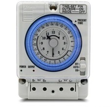 Timer alimentazione batteria temporizzatore nautica richiamo caccia giornaliero