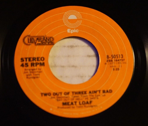 Meat loaf two out three - meat,