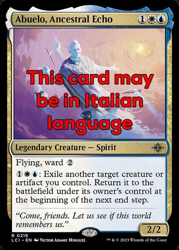 Mtg abuelo ancestral echo - abuelo,,