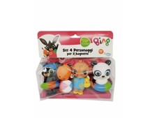 BING SET 4 PERSONAGGI GOMMOSI