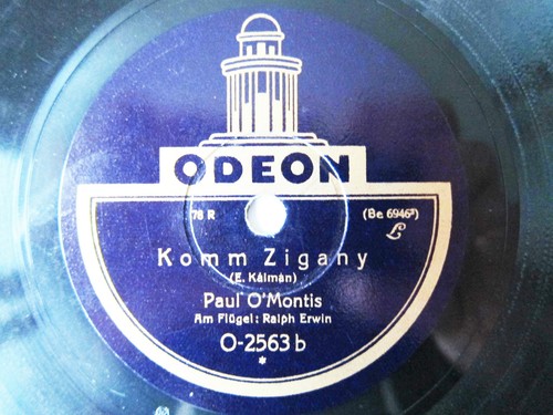 78rpm paul montis - o'montis, sings