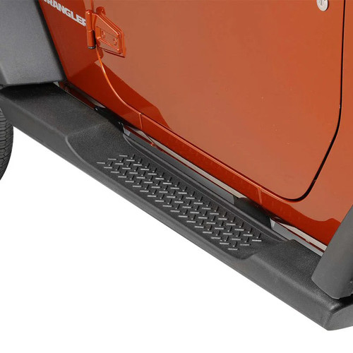 Sottoporta tubolari neri - neri, jeep