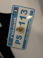 Targa Metallica Polizia
