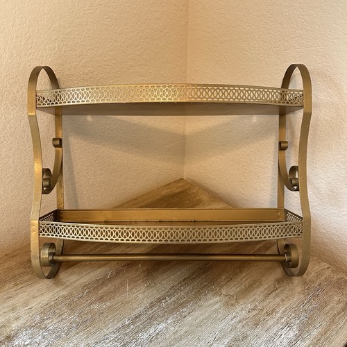 Scaffale vintage tono oro - , mcm