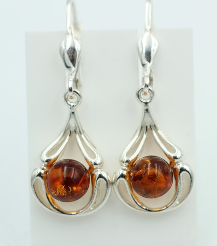 Orecchini ambra 925 argento - in,