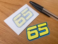 Loris Capirossi Gara Numero 65 - (Coppia Piccolissima) - VENDITORE UK