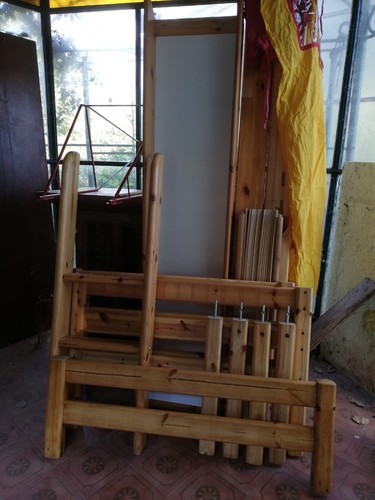 Letto singolo rialzato - , +