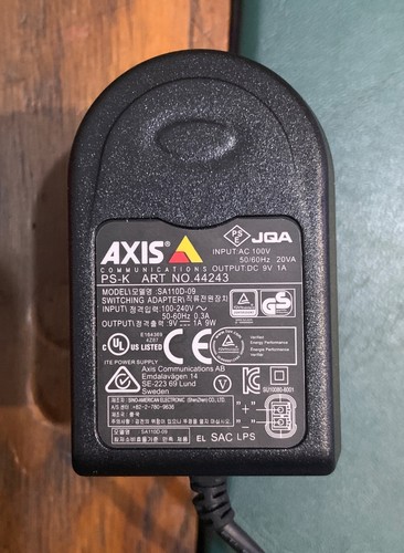 Alimentatore originale axis - axis, 9v