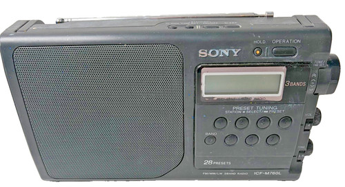 Sony icf m760l radio - sony, 3