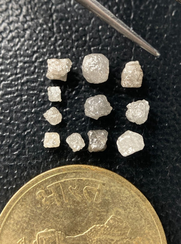 Lotto diamanti naturali grezzi - diamanti,
