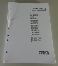 Parts Catalog / Elenco ricambi Volvo Penta Marine Diesel Engines D6 06/2015