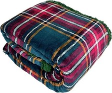 Tata Home Coperta Pile Matrimoniale Plaid Divano e Letto Pesante e Caldo Peluche