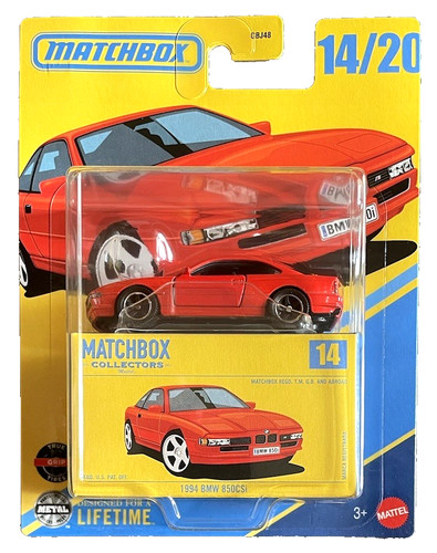 Matchbox 1994 bmw 850csi - 1994,