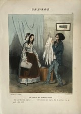 LITOGRAFIA CHAM TURLIPINADES LE MIE CAMICIE NUOVE COLORATE