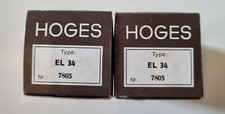 Hoges tubes EL 34 new old