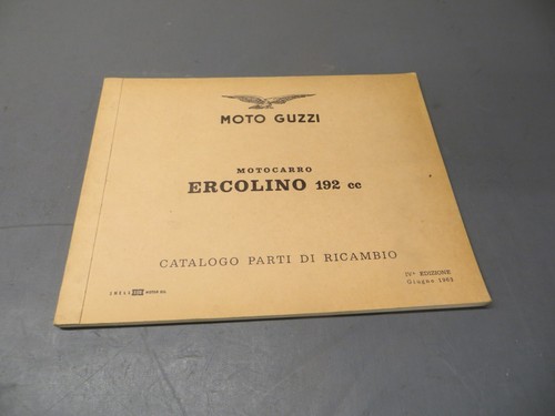 Libretto ricambi moto 192cc
