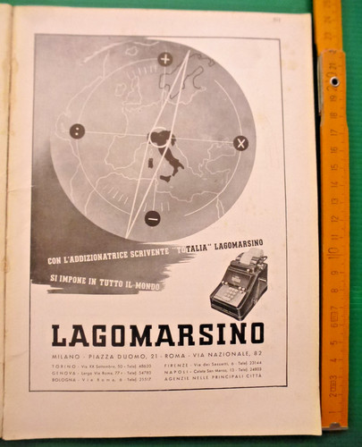 Pubblicità 1940 lagomarsino - pubblicità,